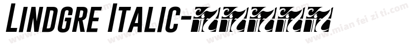 Lindgre Italic字体转换